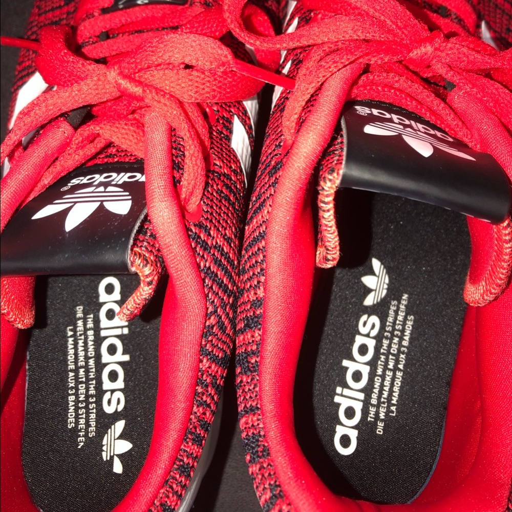 Men’s Adidas Zx Flux runner (Red)